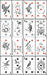 Playing cards Unclean Force "King"