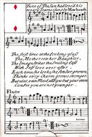 Факсимиле игральных карт The Beggars`  Opera Playing Cards изданных в 1730 году