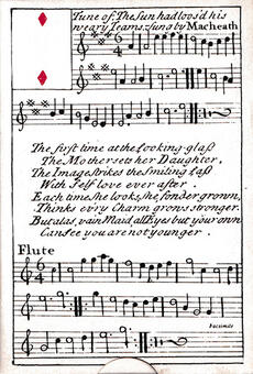 Факсимиле игральных карт The Beggars`  Opera Playing Cards изданных в 1730 году