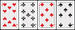 Playing cards Anti-fascist 2