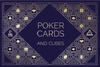 Playing cards Classic poker cards and cubes